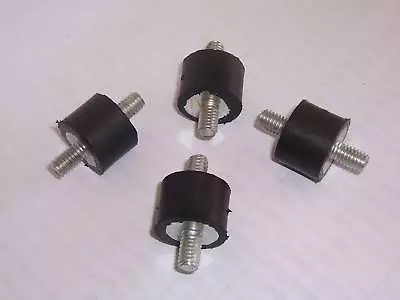 4 Rubber Vibration Isolator Mounts 5/16-18 (1  DIAMETER X 3/4  THICK)  BRAND NEW • $10