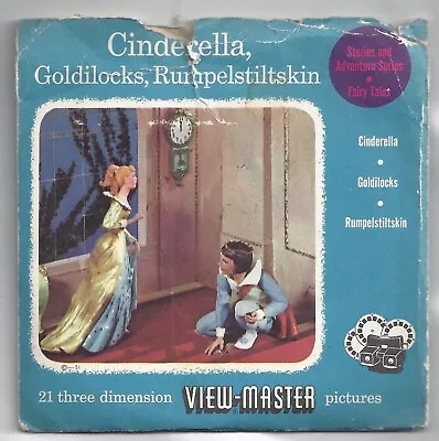 View Master Cinderella Goldilocks 3 Reel Packet/books FT5 6 & FT13 -GE • $9.99