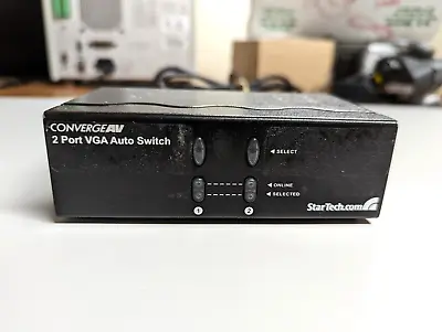 StarTech.com 2 Port VGA Auto Switch SV231DPDDUA W/ Power Supply • $14.99