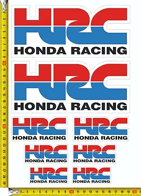 £5.49 • Buy 8x Honda Hrc Stickers Labels Laminated Racing Bike Cbr 1000 