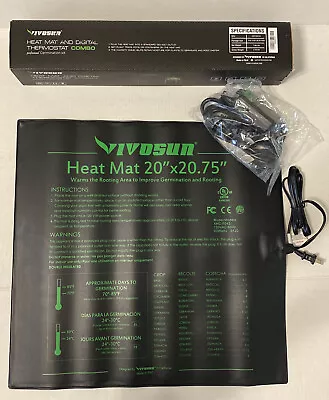 $27.90 • Buy Vivosun XHC-F043 Heat Mat And Digital Thermostat Combo Germination Kit