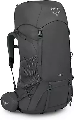 Osprey Renn 65L Women's Backpacking Backpack Dark Charcoal/Gray Wolf • $197.90