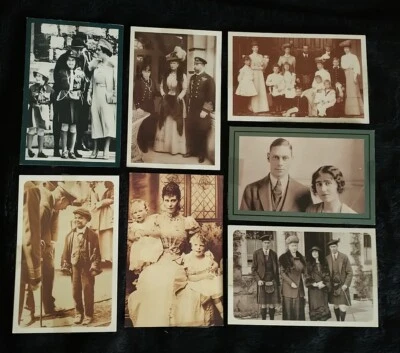 £2 • Buy 7 Vintage Postcards*UK Royalty*reproduction*yesterday's Britain 1890's-1950's
