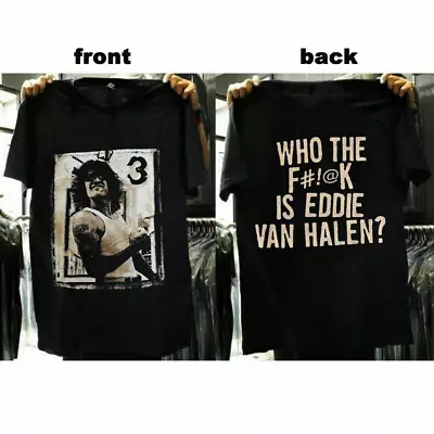 Vintage Shirt 1998 Who The Is Eddie Van Halen T Shirt Usa New Unisex T Shirt • $20.99