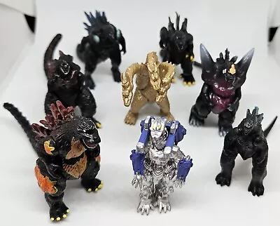 Godzilla Mini Figures Lot Of 8 • $24.63