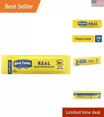 Rich Real Mayo Stick Packets - Easy Open Gluten Free - 0.38 Oz Pack Of 210 • $58.97