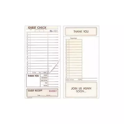 KNG - 3175LSE - 2 Part Guest Checks • $39.36