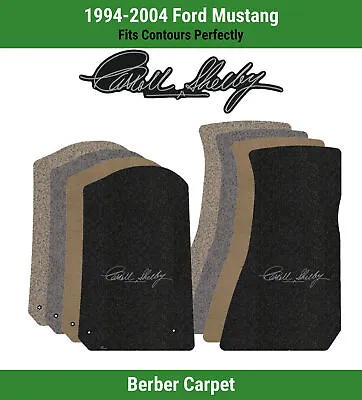 Lloyd Berber Front Carpet Mats For '94-04 Ford Mustang W/Carrol Shelby Signature • $160.99