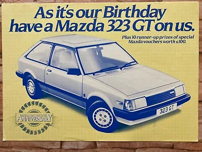 Mazda 10 Year Anniversary - Mazda 323 GT Competition - Application 1982 • $8.79