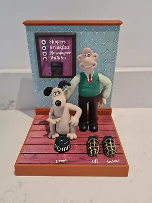 Wallace & Gromit Talking Alarm Clock 90s Vintage 1995 Collectible Vgc Working  • $75.66