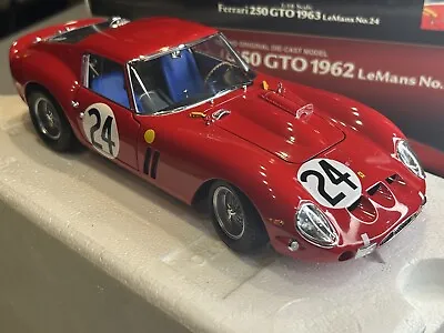 1/18 Ferrari 250 GTO LE Mans Kyosho No Cmc Solido Auto Art Antique Collection 1 8 • £214.05