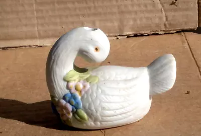 Vintage Jasco Ceramic Pie Bird Vent Swan Made In Taiwan • $9.99