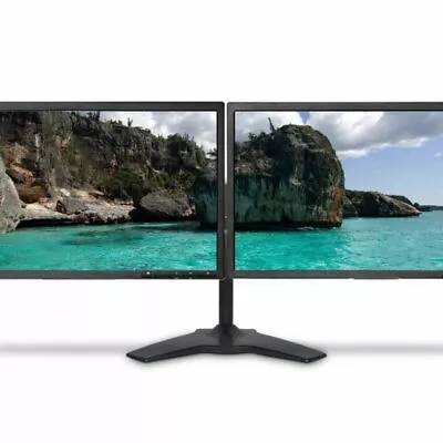FUJITSU E22T-7 LED 21.5  FULL HD 1920 X 1080 LED- HDMI -VGA DVI With Dual Stand • £99