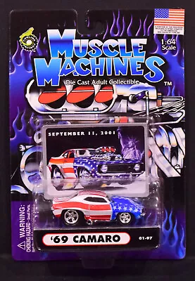 '69 Camero Stars & Stripes Muscle Machines 01-97 New • $8