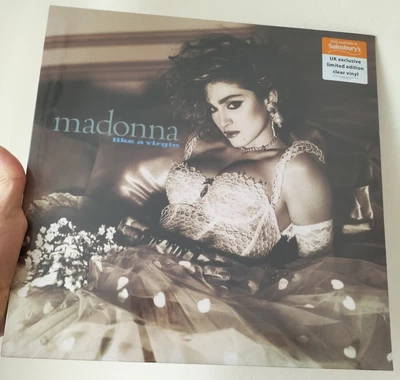 £25.95 • Buy Madonna Like A Virgin Clear Vinyl LP Album UK Sainsbury's Exclusive New & Sealed