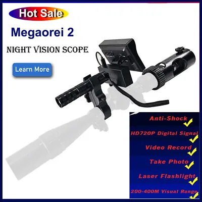£102.71 • Buy Infrared Rifle Scope Night Vision Waterproof Hunting Cameras For Wildlife