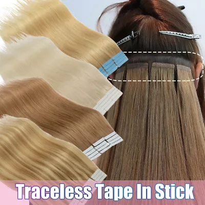 60PCS THICK Tape-In Russian 100% Remy Human Hair Extensions Skin Weft 24  150G • $32.82