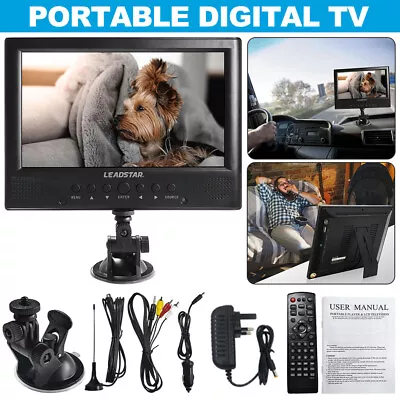 9 Inch Portable 1080P HD TV Freeview Digital Television Player Home Travel • £70.99