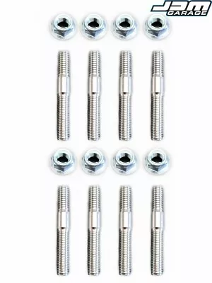 JDMGarageUK Stainless Steel Ex Manifold Stud & Nut Kit Fit Mitsubishi Evo6 4G63T • $48.55