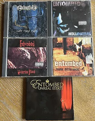 Entombed 5 CD Lot - Wolverine Blues Left Hand Path Hollowman Unreal Estate Same • $48