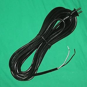 $21.75 • Buy 50' Black Fit All 17 Guage 2 Wire Upright Vacuum Power Cord With Cord Clip