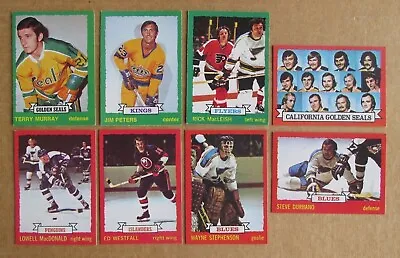 1973-74 Opc O-pee-chee White Backs Card Singles Complete Your Set Pick Choose • $1.99