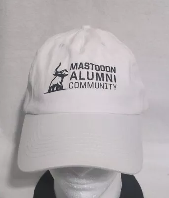 Mastodon Alumni Community Purdue University Fort Wayne White Strapback Hat Cap • $10.75