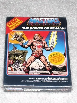 Masters Of The Universe The Power Of He-man Intelevision Game Brand New/sealed • $630