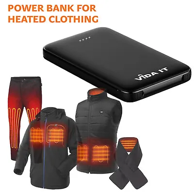 Power Bank For Electric Heated Vest Jacket Body Warmer USB 5V 2A Battery Pack UK • £19.99
