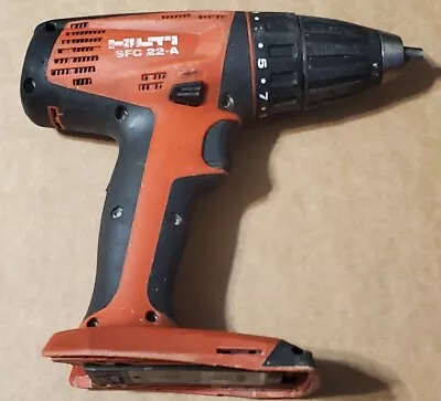 £96.67 • Buy Hilti Cordless Drill Driver SFC 22-A Tool Only Tested