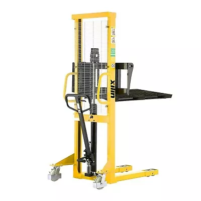 Hand Pallet Stacker Walkie Forklift Stacker 2200lbs Capacity 63  Max.Lift Height • $1509
