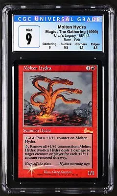 MOLTEN HYDRA Urza's Legacy Foil Rare CGC 9 Graded MTG [Nostalgium] • $49.99