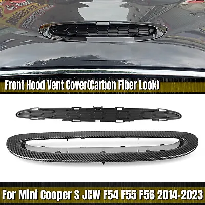 For Mini Cooper S F54 F55 F56 F57 14-24 Front Bumper Hood Bonnet Scoop Vent Trim • $66.55