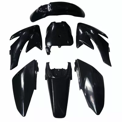 For Atomik Pitpro Honda Crf70 125/140/150/160/200cc Black Plastics Dirt Pit Bike • $44.06