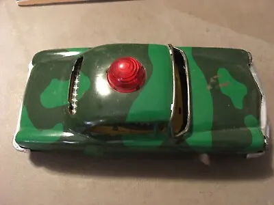 Vintage Rare Mar Toys Tin Toy Car Metal Army Camouflage  • $54.50