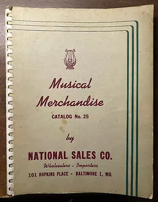 Vintage 1950's National Musical Instrument Catalog * Harmony Guitar Ukulele • $99.99