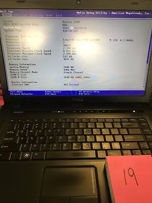 Dell Vostro 3500 15  Laptop 2.4GHz I3-M 370 2GB RAM ( No BatteryNo Hddno Caddy • $40