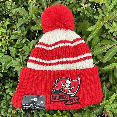 NFL Tampa Bay Buccaneers New Era Winter Knit Hat Pom Beanie Unisex AdultHat • $7.99