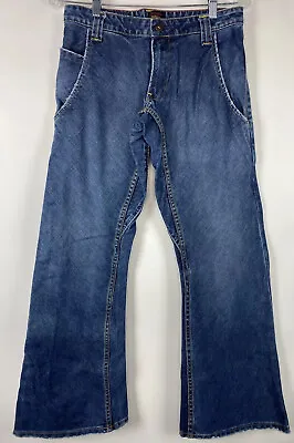 Von Dutch Originals Bias 5 PKT Jeans Blue Womens SZ 28x 32 • $49.97