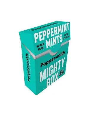 Peppersmith English Peppermint Xylitol Mints 60g Mighty Box • £6.49
