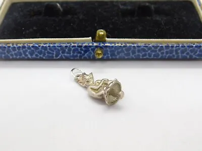 Sterling Silver Cornish Pixie Charm Pendant Vintage C1970 • $31.94