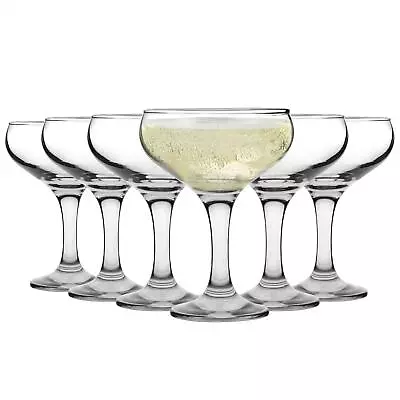 12x Misket Champagne Saucers Vintage Espresso Martini Cocktail Coupe Glass 235ml • $37