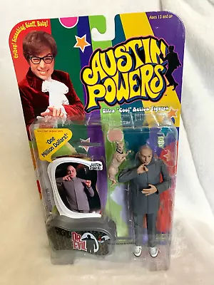 New  1999 McFarlane Toys Austin Powers Dr Evil & Mr  Bigglesworth Action Figure • $34.99