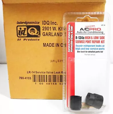 AC Pro LR-14 R134A High&Low Side Automotive AC Service Port Repair Kit Case12 • $34.90