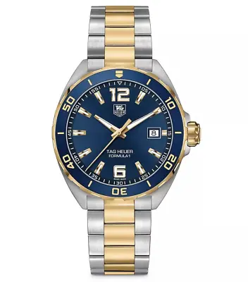 TAG Heuer Formula 1 Quartz Blue Dial Two Tone Steel Men's Watch WAZ1120.BB0879 • $1649.95