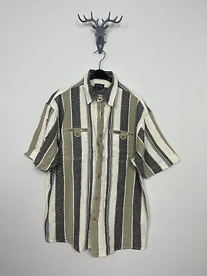 Vintage 90s Navajo Inca Tribal Native Western K'era Shirt Cowboy Cowgirl Size XL • £15.99