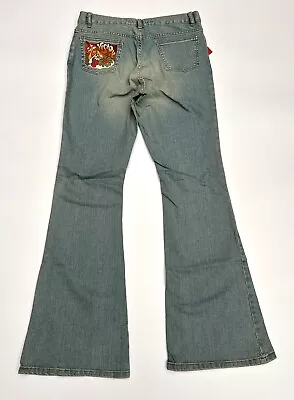 Vintage Miss Sixty Y2k New Kirk Tight Skinny Bootcut Flared Jeans Washed Blue • $75