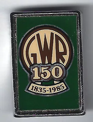 £14.99 • Buy GWR 150 - 1835-1985 150th Anniversary Of Great Western Railway ENAMEL PIN BADGE