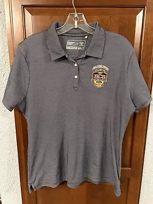 Auburn 2011 TOSTITOS National Championship Cutter & Buck POLO SHIRT MEN XL • $14.99