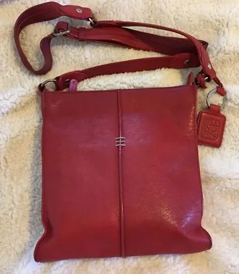 ELLINGTON Red Leather JONI Crossbody Purse Bag-VERY NICE • $69